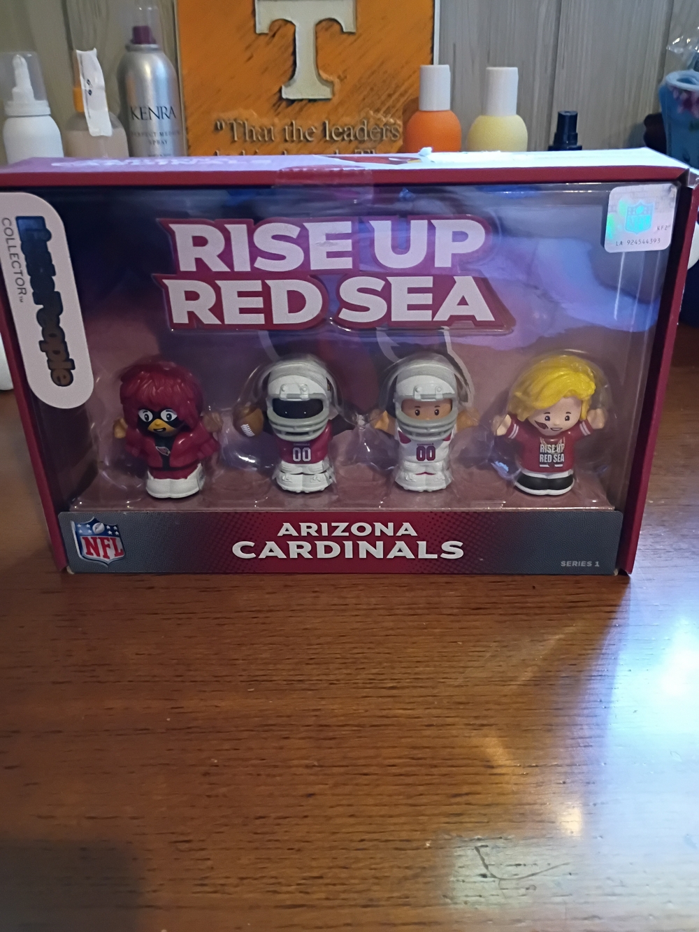Arizona Cardinals Rise Up Red Sea NFL Collector Mini Figures - Red/White